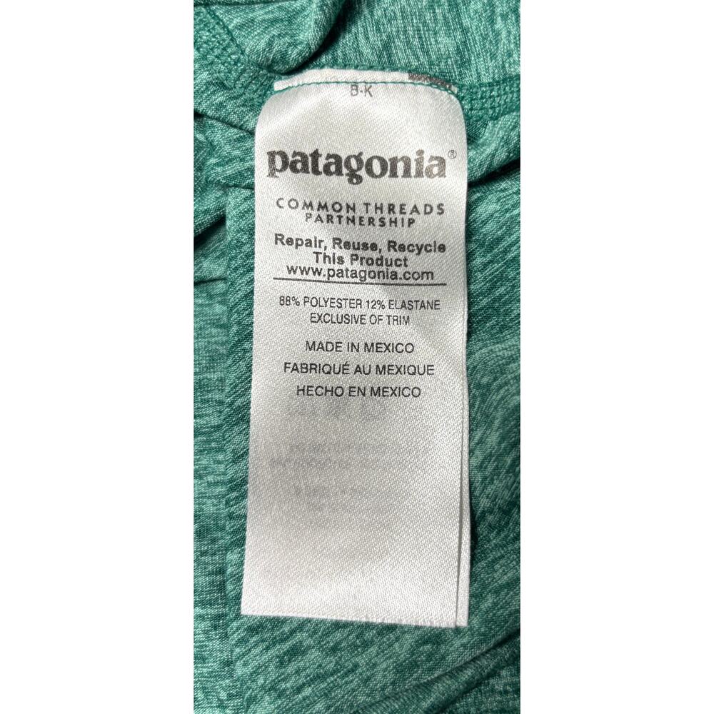 Patagonia Womens Small Green Athletic Dress Shelf Bra Stretch Sleeveless Casual - Picture 7 of 9
